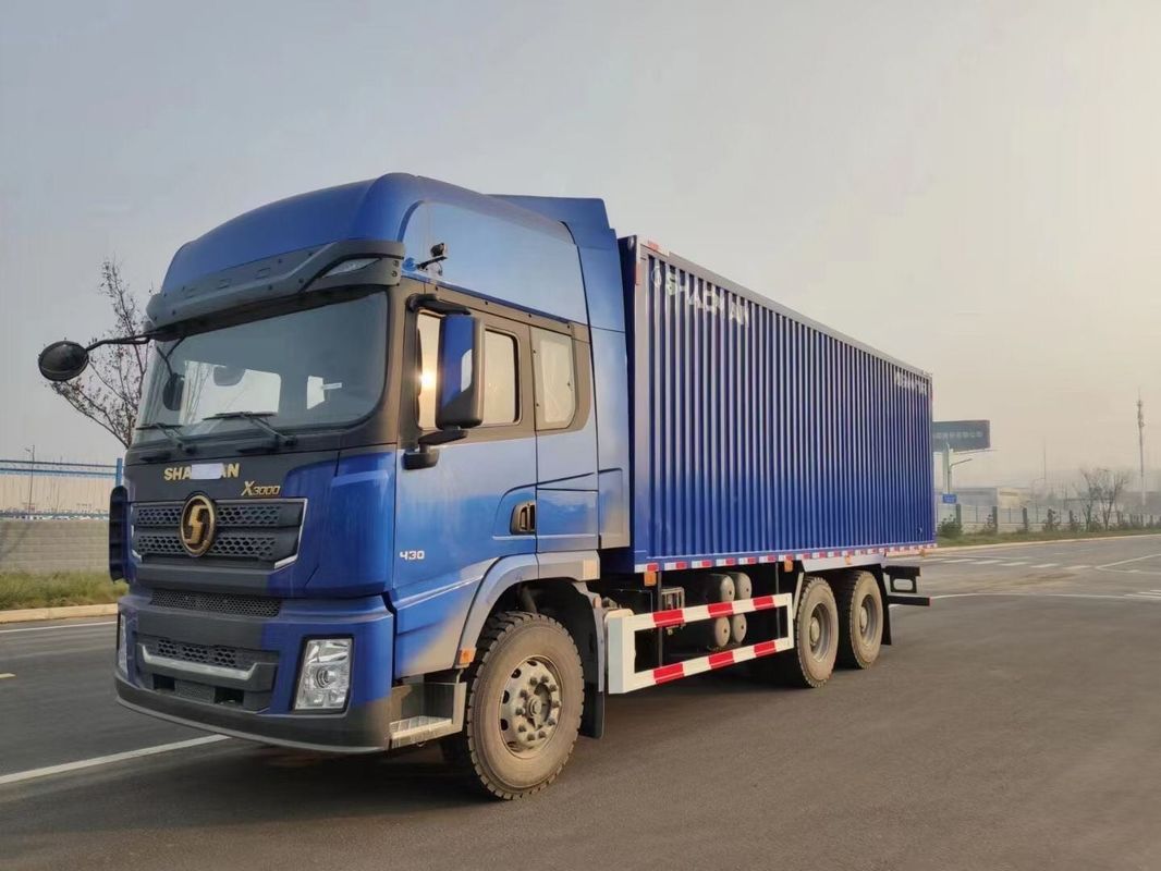 SHACMAN Wing Van Truck X3000 8x4 380hp 10 Wheeler Wing Van Zwaar vrachtwagen Transport