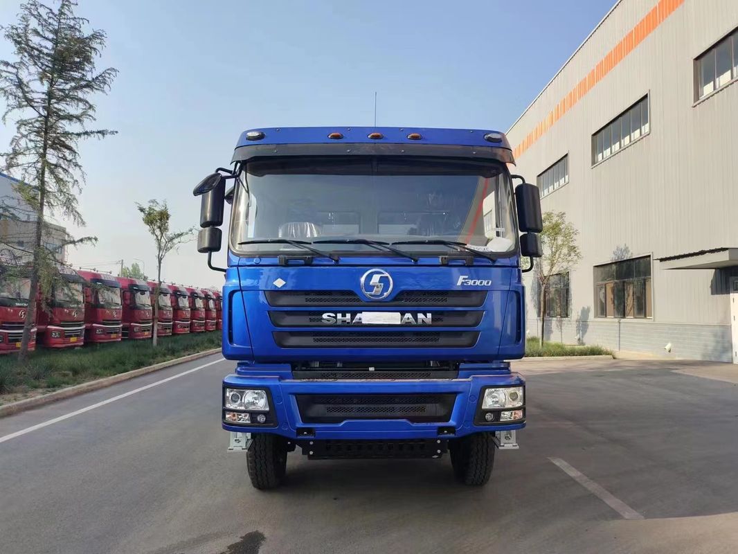 SHACMAN CNG Dump Truck F3000 6x4 380 EuroV Blauw