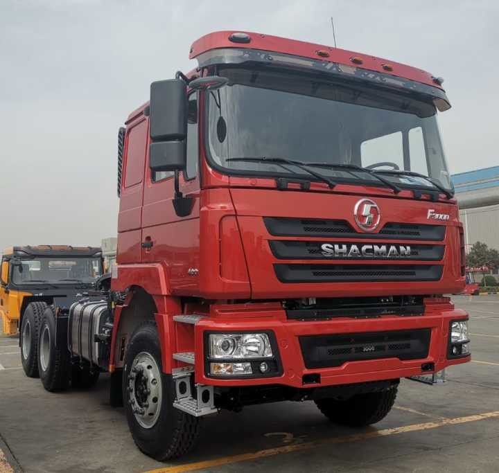 Blauw SHACMAN F3000 trekkerkop 6x4 460 pk EuroV Shacman trekkerkop