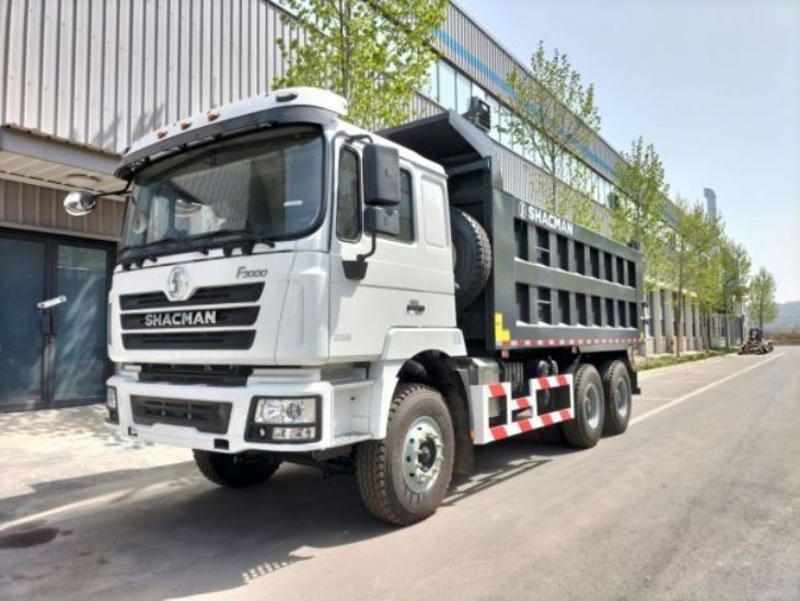 Grijs Nieuwe zware SHACMAN F3000 Dump Truck 6x4 420 Euro II 10 Wielen Tipper