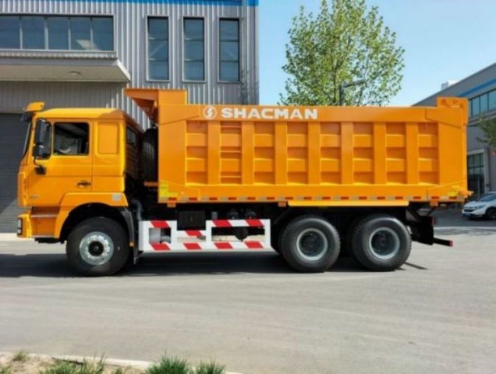 Nieuwe zware SHACMAN F3000 Tipper Dump Truck 6x4 380 EuroII Geel 10 Wielen