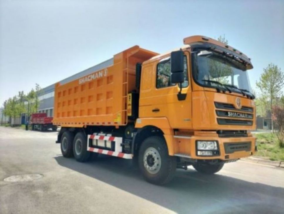 10 Wielen SHACMAN F3000 Tipper Truck 6x4 375 EuroV Geel met 24 maanden garantie
