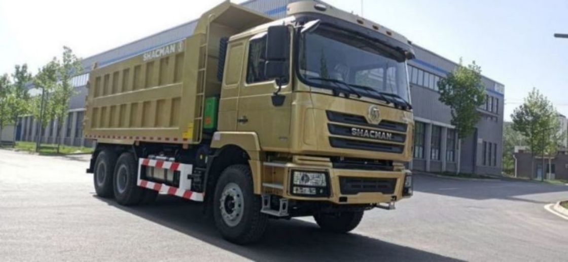 10 banden Dumper SHACMAN F3000 Tipper Truck 6x4 375 EuroV Gold WEICHAI Diesel motor