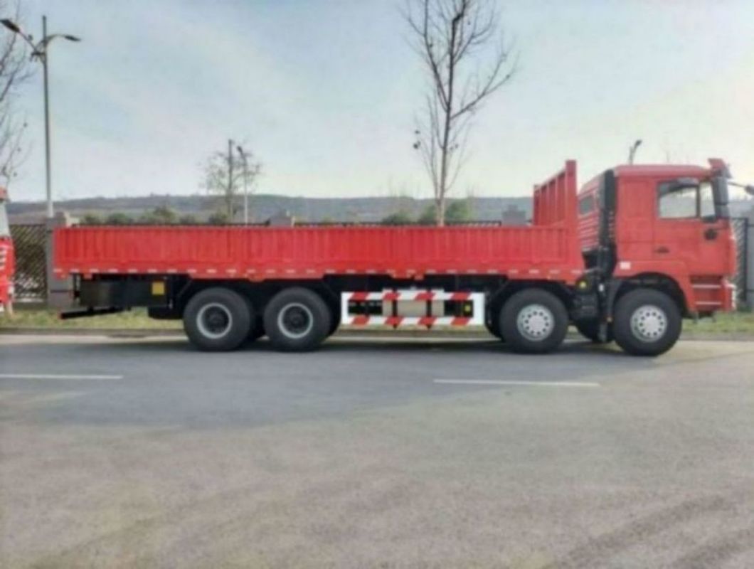 SHACMAN F3000 vrachtwagen 8x4 430 pk rode bestelwagen voor samengesteld transport