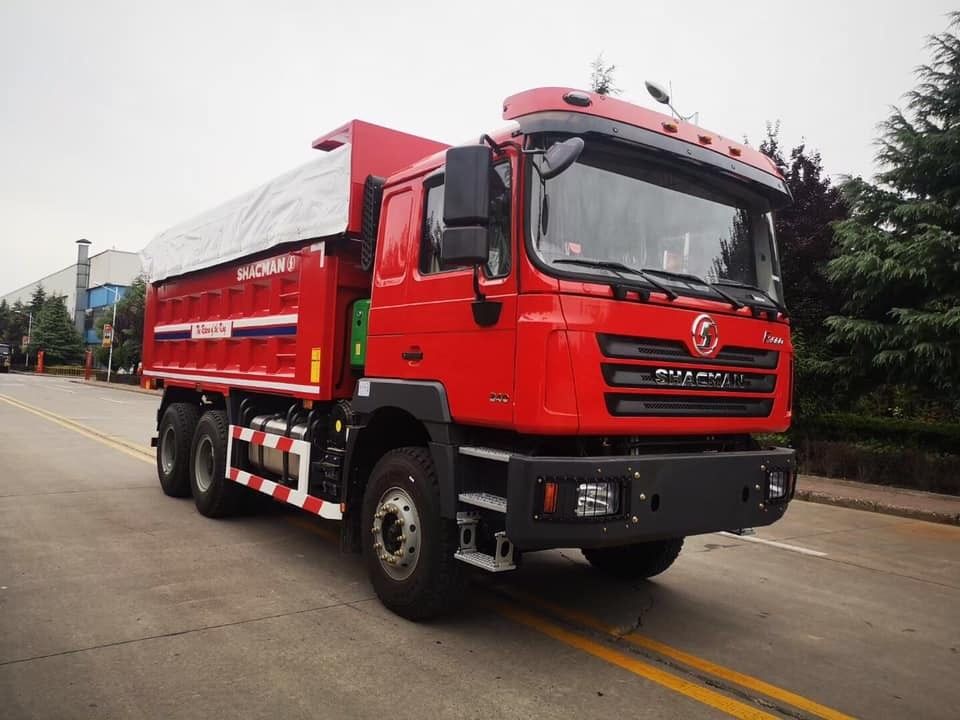 SHACMAN 12Wheels Tipper Truck F3000 6x4 400hp Euro II Rood