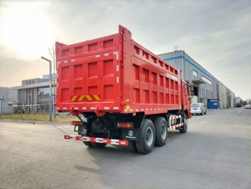SHACMAN F3000 Tipper Dump Truck 6x4 WP10.380Hp EuroII Rood 10 banden met 5175mm