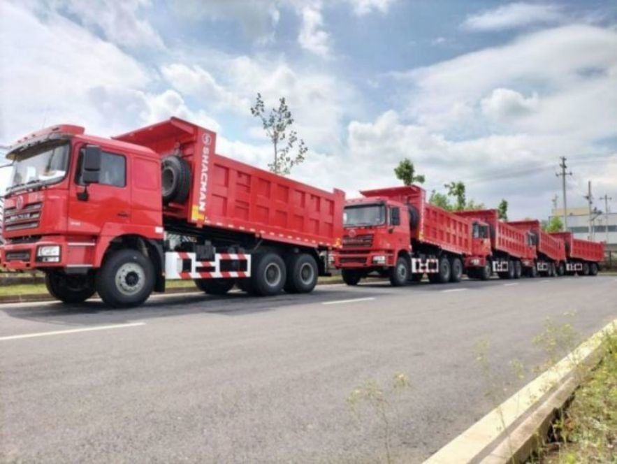 SHACMAN 10 Wheels Heavy Duty Dump Truck F3000 6x4 375hp EuroV Oranje Tipper
