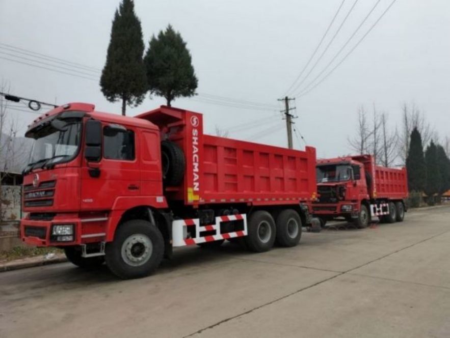 SHACMAN 10 Wheels Heavy Duty Dump Truck F3000 6x4 375hp EuroV Oranje Tipper