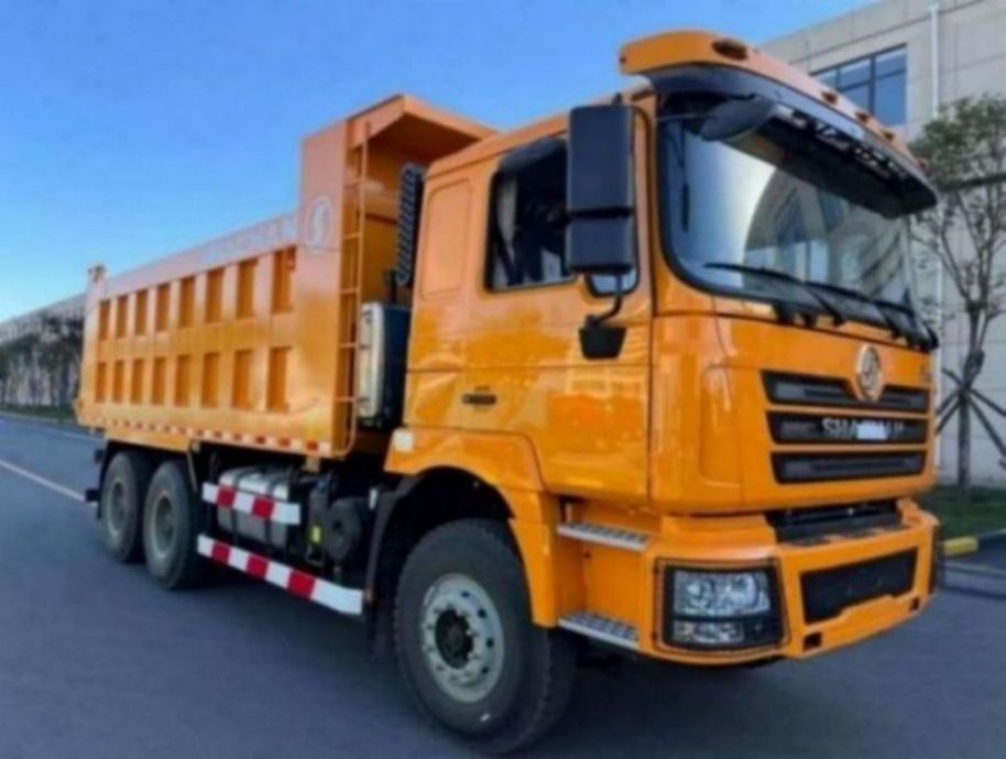SHACMAN Export Tipper Dump Truck F3000 6x4 380 EuroII Geel Luxe Rijervaring