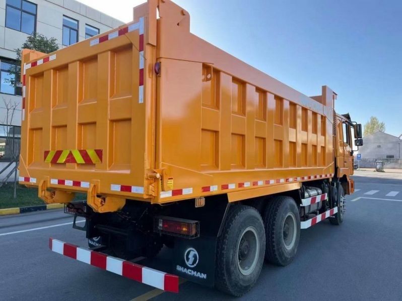 SHACMAN Export Tipper Dump Truck F3000 6x4 380 EuroII Geel Luxe Rijervaring