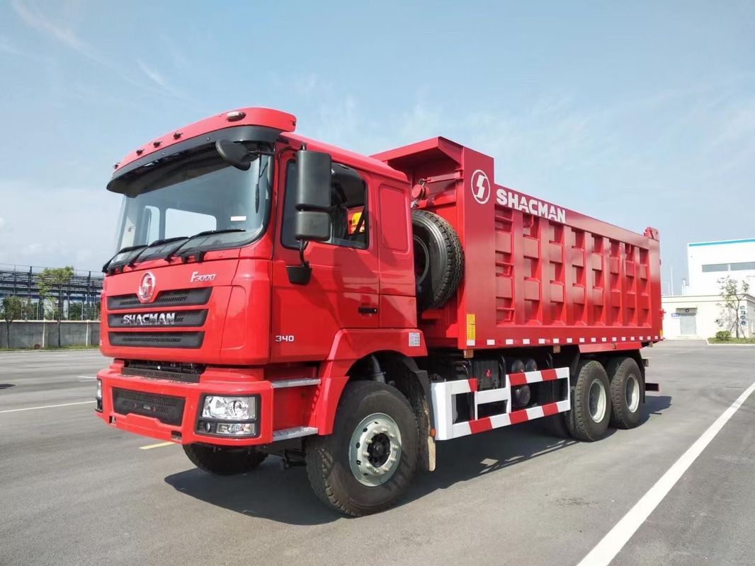 SHACMAN F3000 Dump Truck 6x4 380 pk Euro II voor zware werkzaamheden WEICHAI Diesel motor