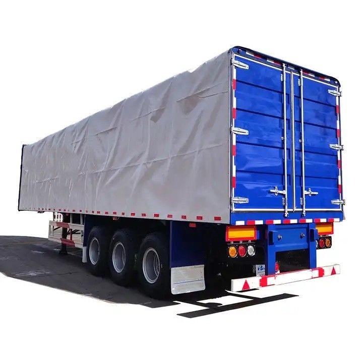 CIMC Side Curtain Semi-trailer van het type box van de 3-assige bestelwagen voor het vervoer van palletladingen