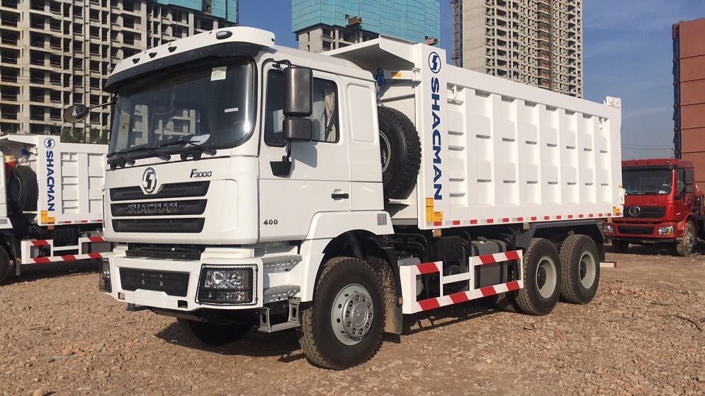 SHACMAN 3-assige dumptruck H3000 6x4 400 pk EuroII 50 ton 3-assige dumptruck