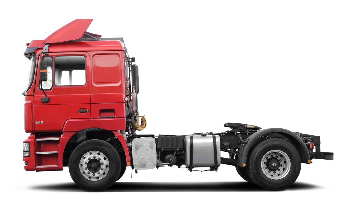 Rood SHACMAN F3000 375HP Euro V 6-wiel tractor hoofd 4x2 WEICHAI motor