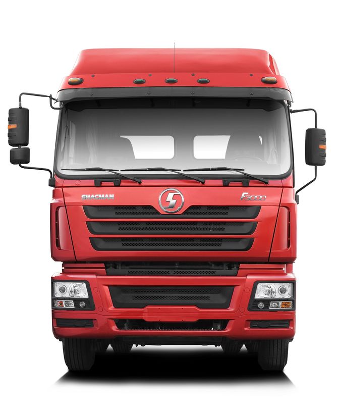 Rood SHACMAN F3000 375HP Euro V 6-wiel tractor hoofd 4x2 WEICHAI motor