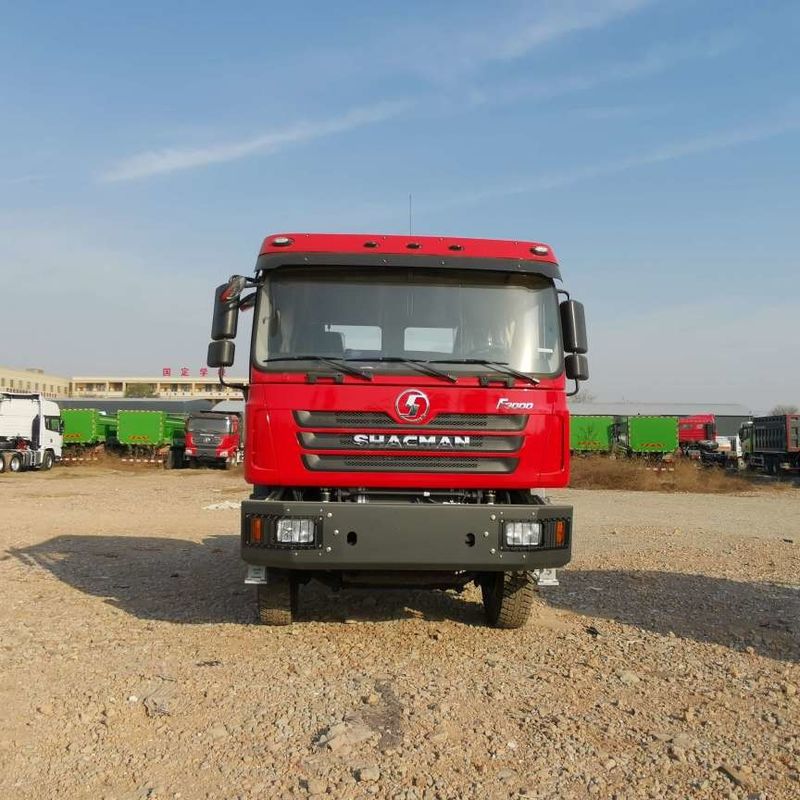 Rood SHACMAN F3000 375HP Euro V 6 wiel trekkerkop 4x2 WEICHAI motor