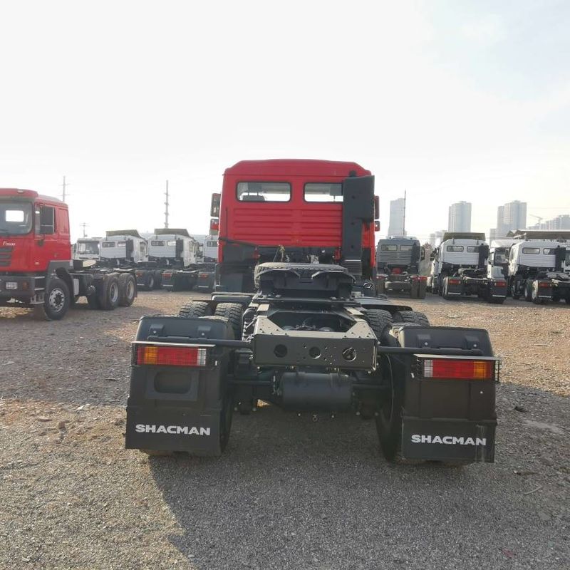 Rood SHACMAN F3000 375HP Euro V 6 wiel trekkerkop 4x2 WEICHAI motor