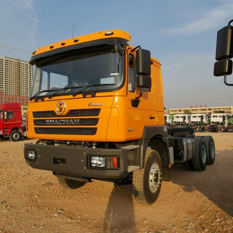 Rood SHACMAN F3000 375HP Euro V 6-wiel tractor hoofd 4x2 WEICHAI motor