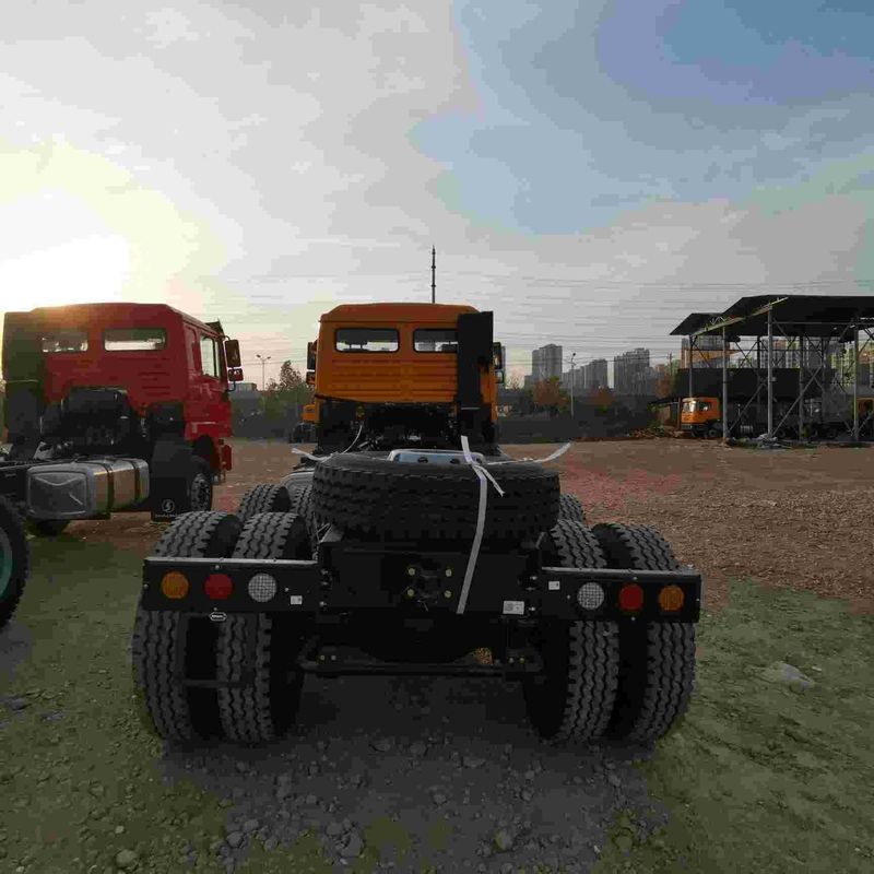 Rood SHACMAN F3000 375HP Euro V 6-wiel tractor hoofd 4x2 WEICHAI motor
