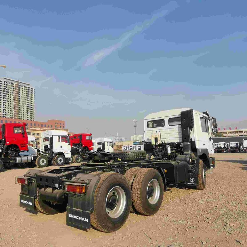 Rood SHACMAN F3000 375HP Euro V 6-wiel tractor hoofd 4x2 WEICHAI motor