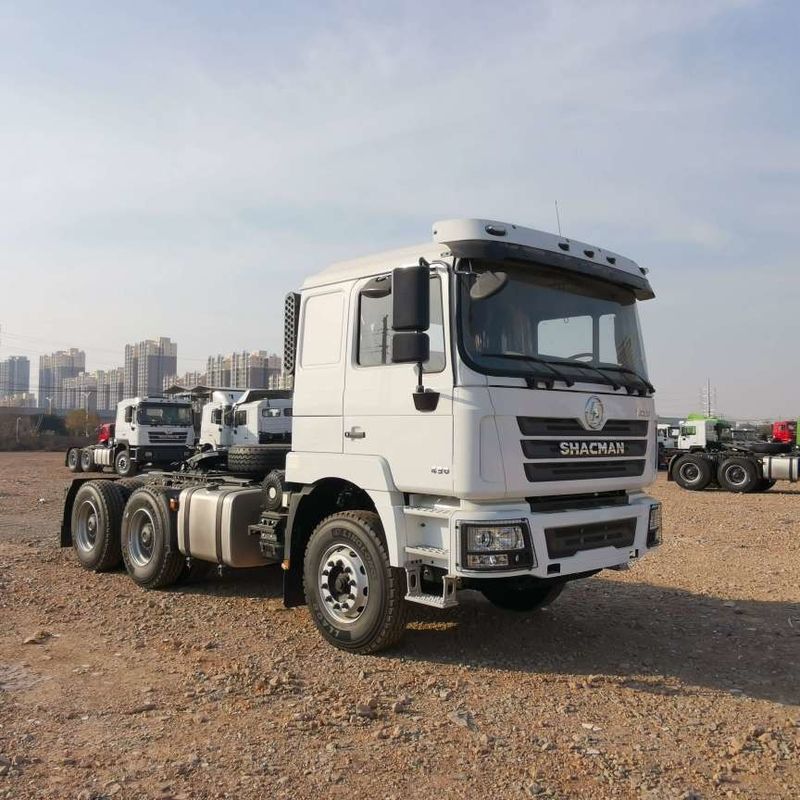 Rood SHACMAN F3000 375HP Euro V 6-wiel tractor hoofd 4x2 WEICHAI motor