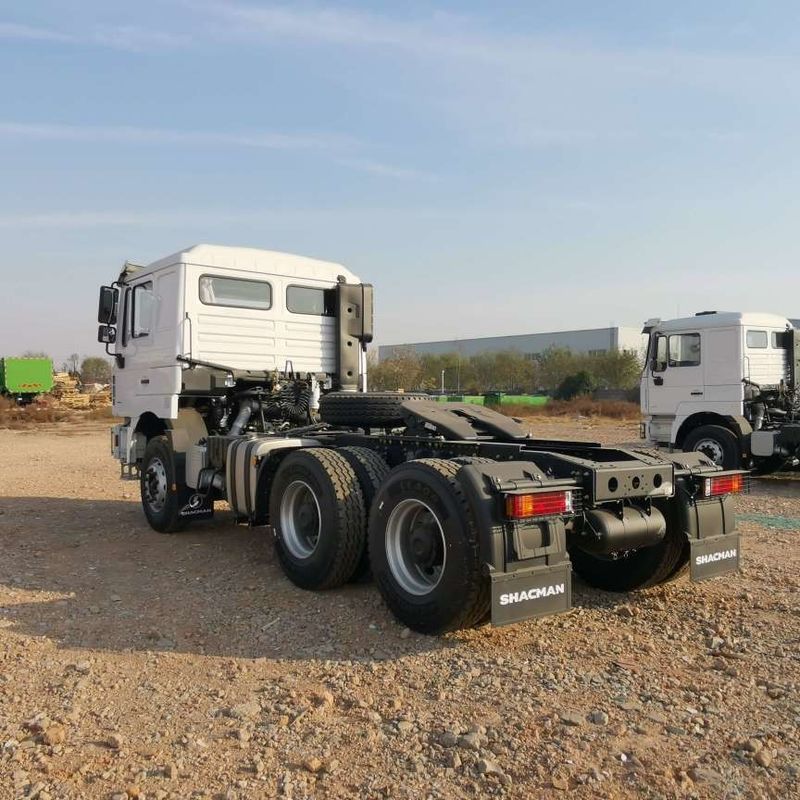 Rood SHACMAN F3000 375HP Euro V 6-wiel tractor hoofd 4x2 WEICHAI motor