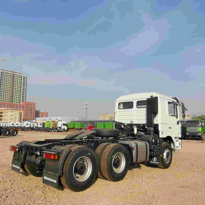 Rood SHACMAN F3000 375HP Euro V 6-wiel tractor hoofd 4x2 WEICHAI motor