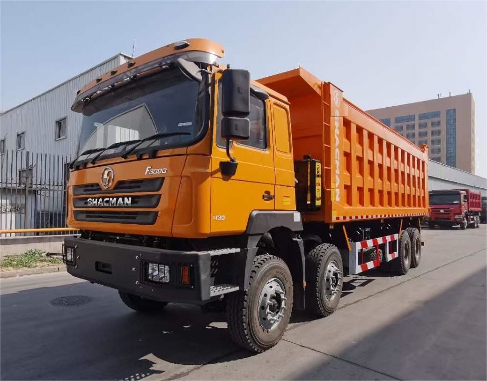 SHACMAN F3000 8x4 380hp EuroV dumptruck dubbele etappe as met WEICHAI motor