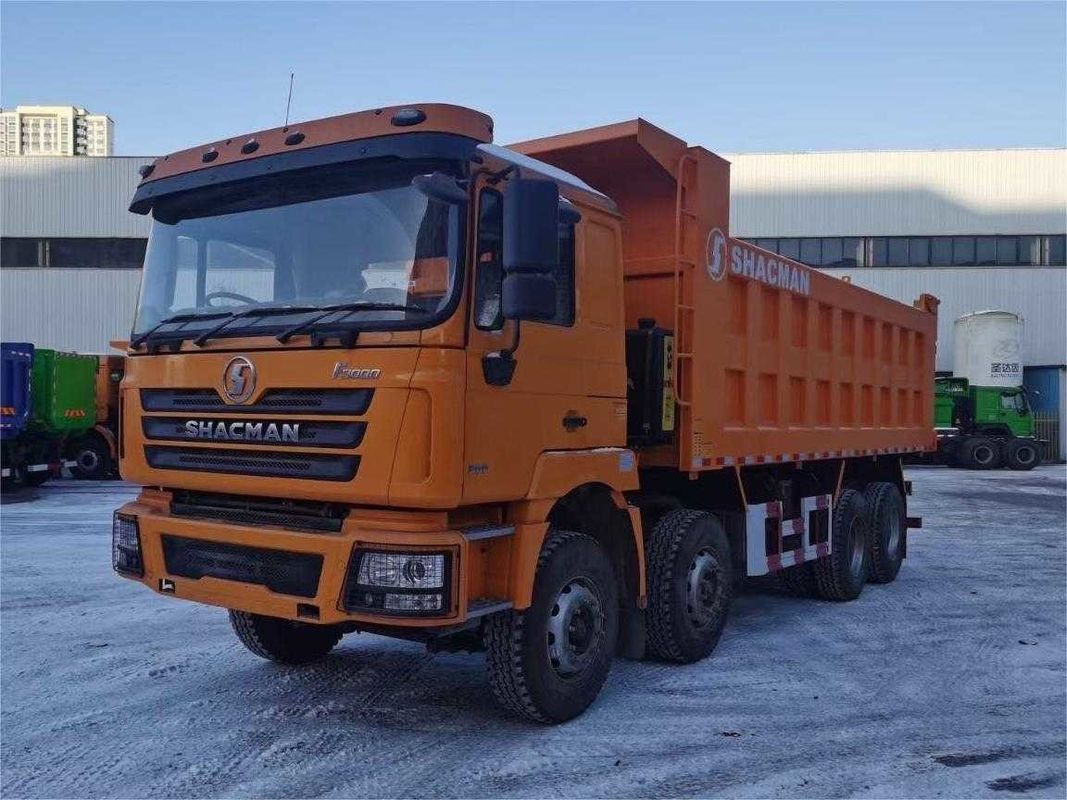 SHACMAN F3000 8x4 380hp EuroV dumptruck dubbele etappe as met WEICHAI motor