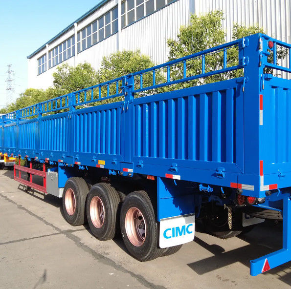 CIMC 3 Assen 4 Assen Zaan Cargo Semi-trailer 60 80 Tons Met Container Twist Lock