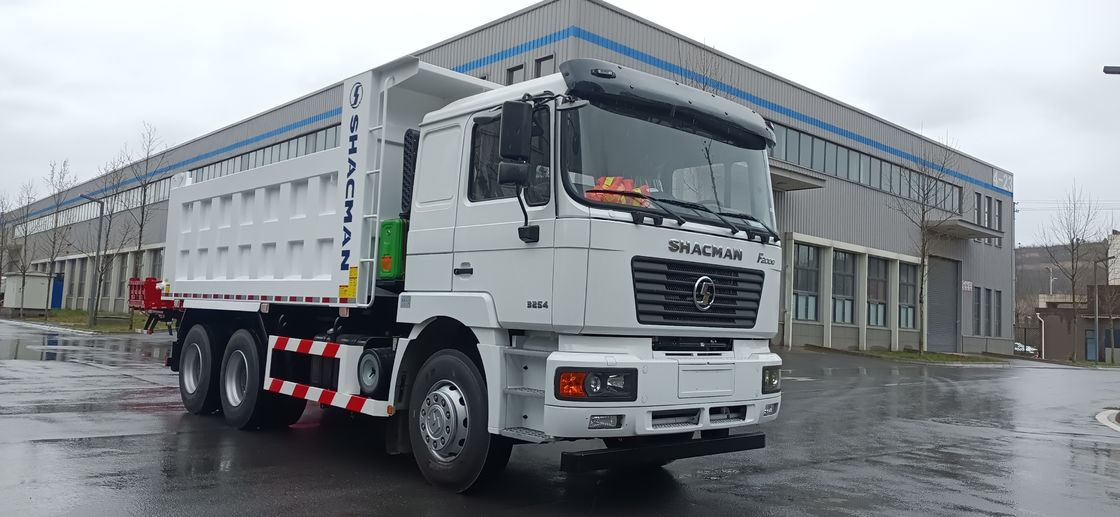 F2000 SHACMAN 290 pk WEICHAI Euro II Dieselmotor 6x4 Dump Truck 12R22.5 band