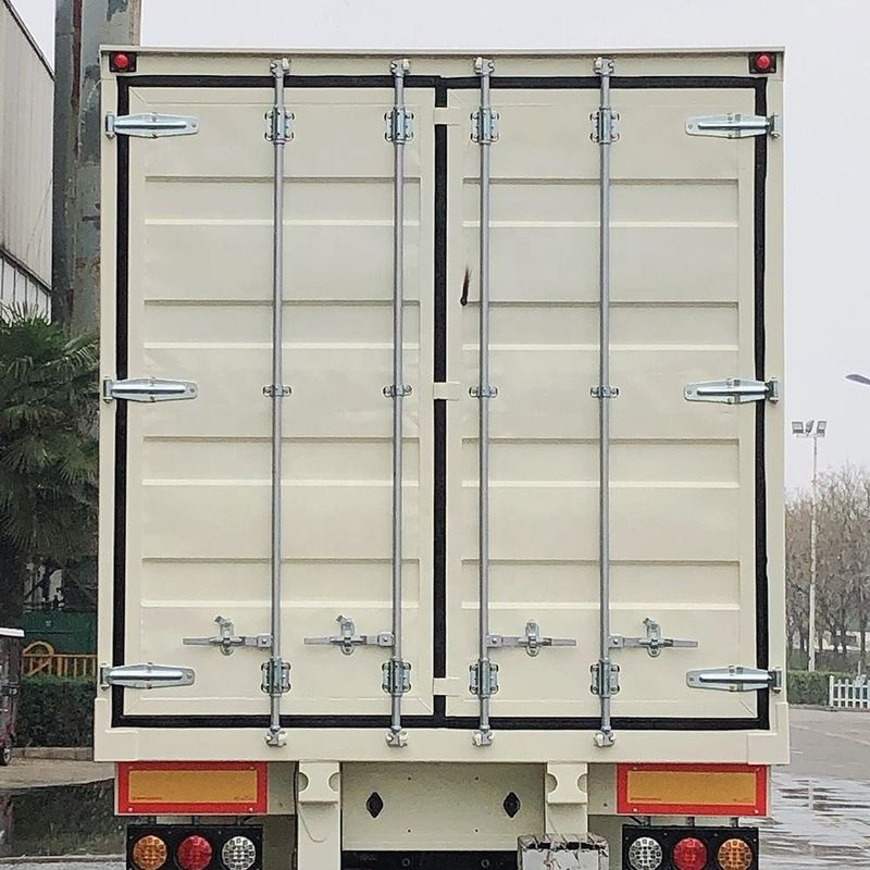 3 As SHACMAN Voetdroge bestelwagen Container Semi-trailer CIMC Van Type Semi-trailer