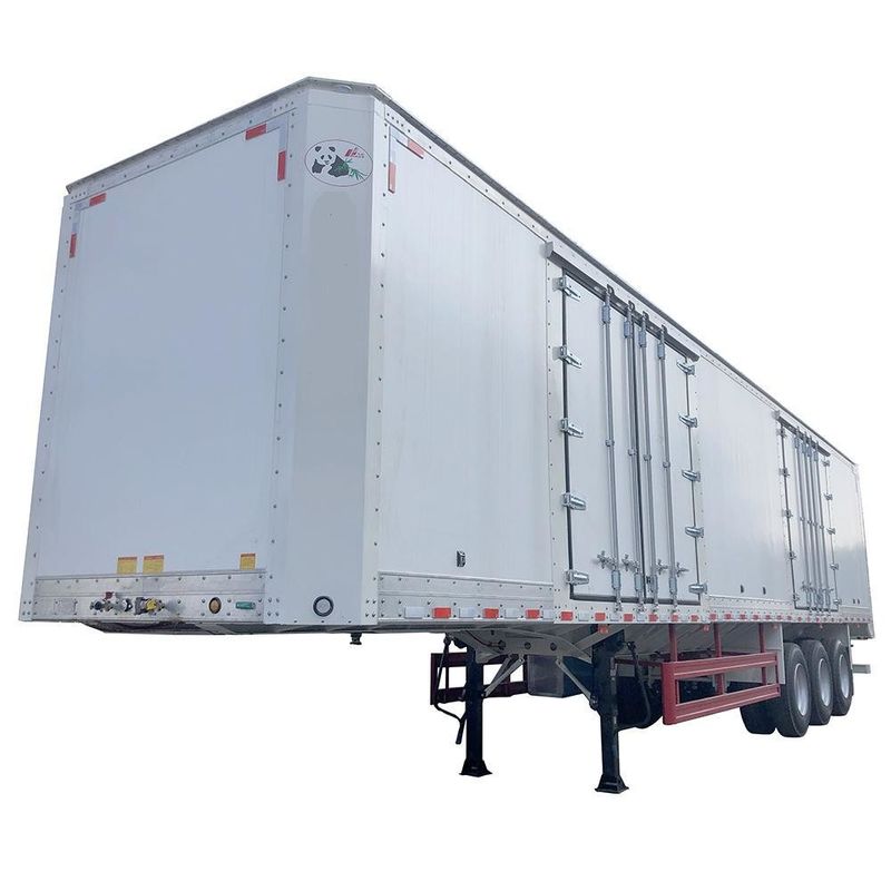 CIMC-bustype Semi-box-trailer 3 Achsvoet droog buscontainer Semi-trailer