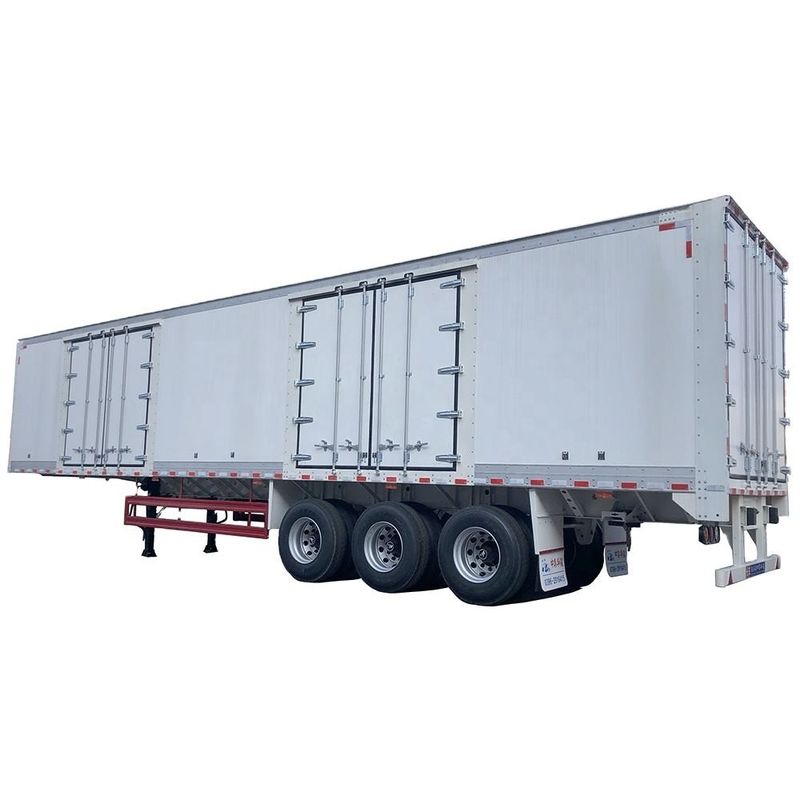 CIMC-bustype Semi-box-trailer 3 Achsvoet droog buscontainer Semi-trailer