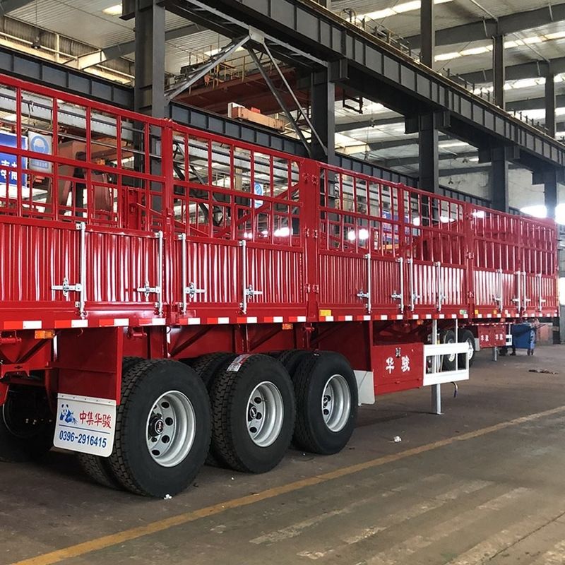 CIMC 3 Assen Zaan Semi-trailer 60 ton Met Container Twist Lock SHACMAN Zaan Cargo