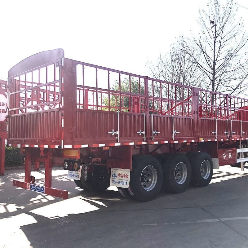 CIMC 3 Assen Zaan Semi-trailer 60 ton Met Container Twist Lock SHACMAN Zaan Cargo