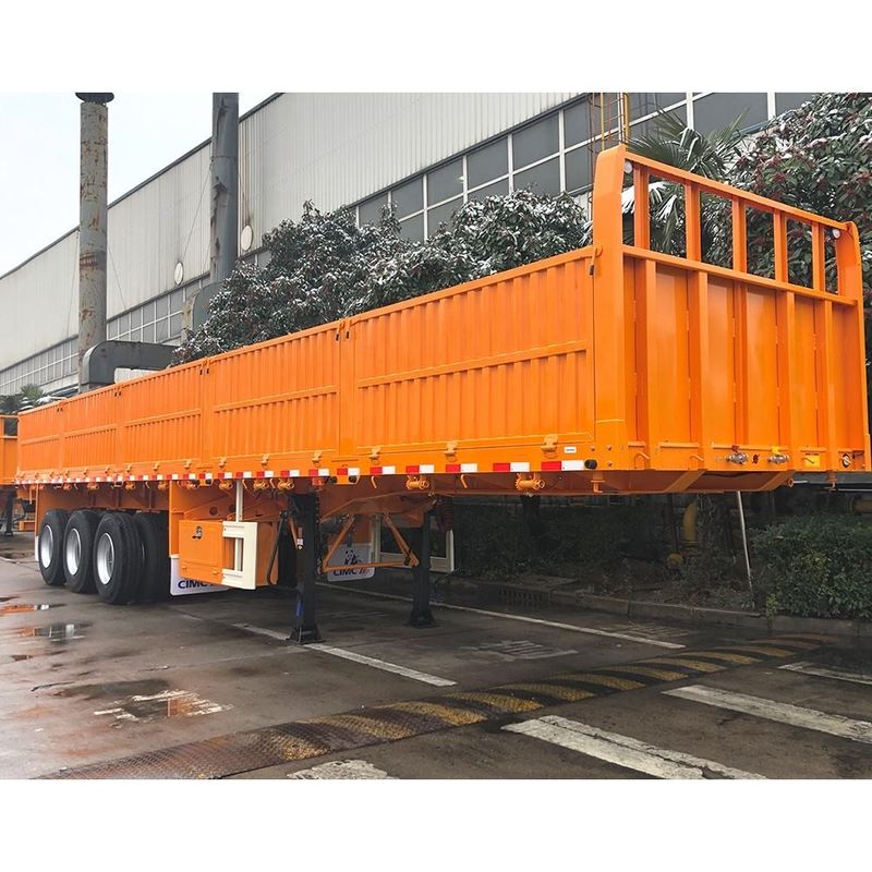 SHACMAN hek CIMC 3 assen hek Cargo Semi-trailer 60 ton met container Twist Lock