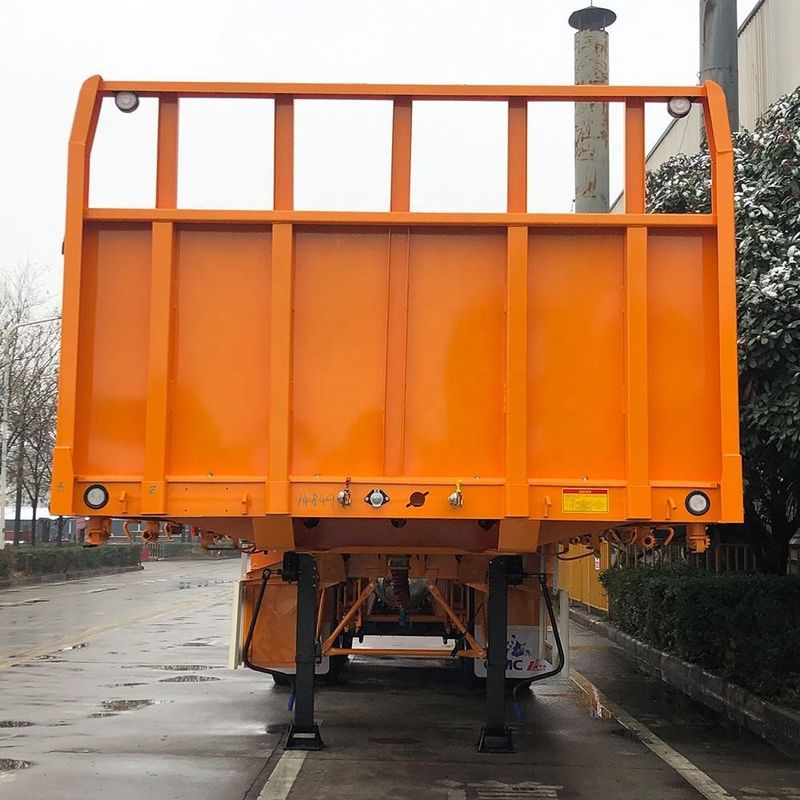 SHACMAN hek CIMC 3 assen hek Cargo Semi-trailer 60 ton met container Twist Lock