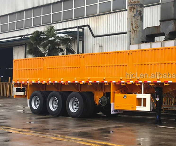 SHACMAN hek CIMC 3 assen hek Cargo Semi-trailer 60 ton met container Twist Lock