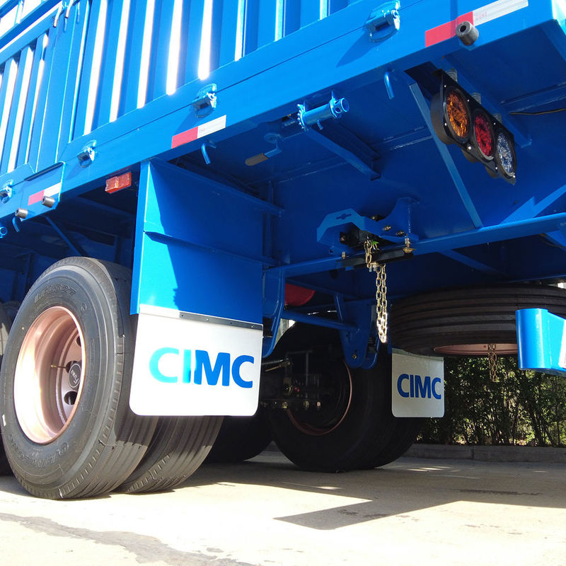 CIMC 3 Assen Truck Fence Cargo 60 ton Semi-trailer Met Container Twist Lock