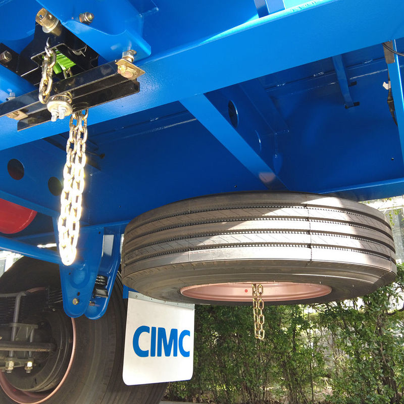 CIMC 3 Assen Truck Fence Cargo 60 ton Semi-trailer Met Container Twist Lock
