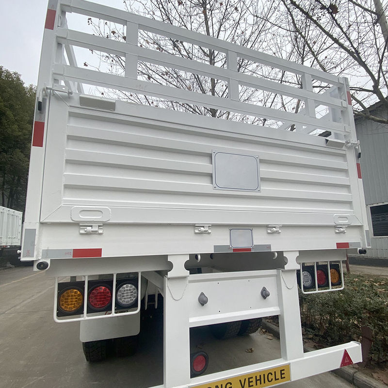 CIMC 3 / 4 Assen hek Semi-trailer 60 70 Tons Geheinde vrachtwagens SHACMAN