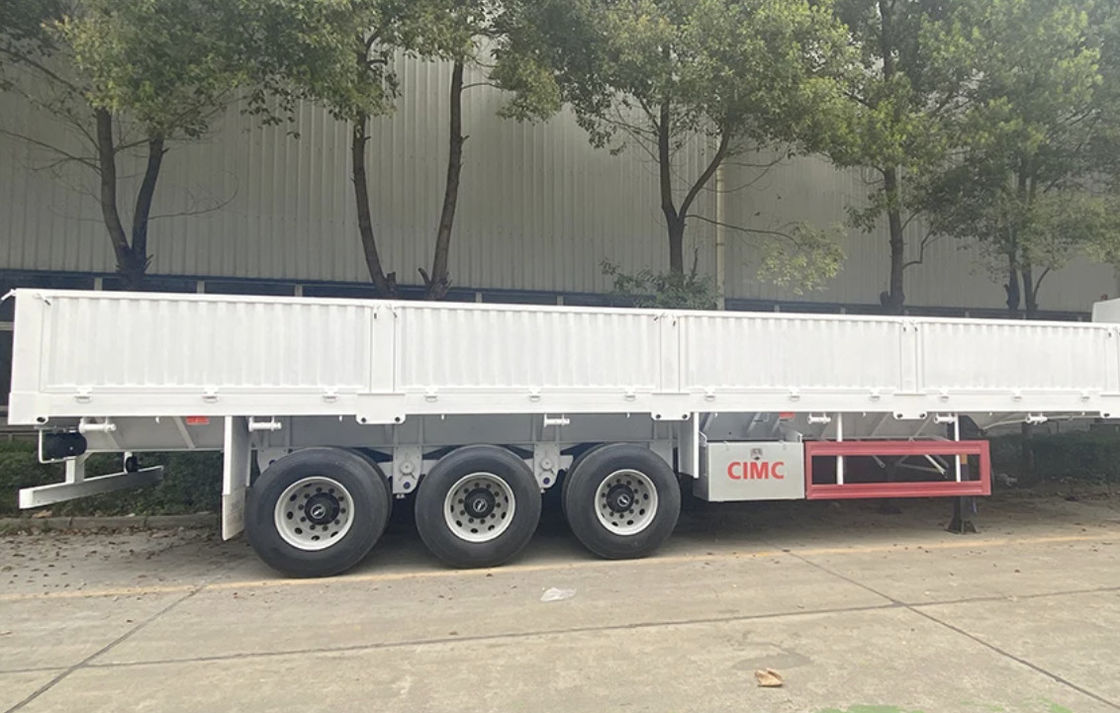 CIMC 3 / 4 Assen hek Semi-trailer 60 70 Tons Geheinde vrachtwagens SHACMAN