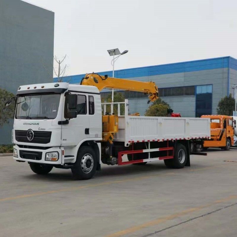 SHACMAN L3000 4X2 10 ton laadvermogen vrachtwagen 240HP vrachtwagen kraan in goede kwaliteit