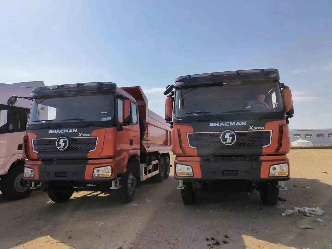 CUMMINS Dieselmotor SHACMAN Zware dumptruck 25 ton nuttige lading X3000 6x4 420 EuroIII