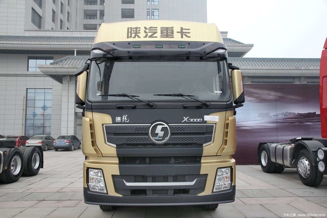 LNG 480 pk SHACMAN X3000 6x4 trekker EuroV witte vrachtwagen trekkerkop