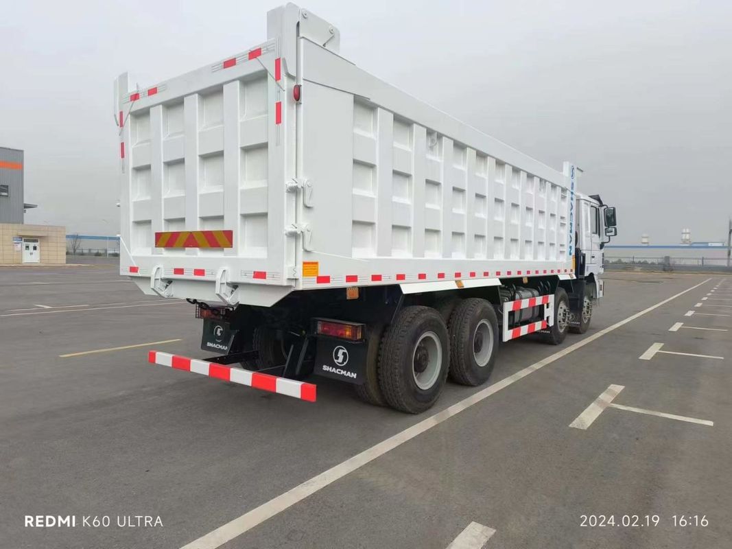 450 pk fabriek directe verkoop Shacman X3000 8 * 4 Tipper Truck Nieuwe 12 Wheeler Dump Truck
