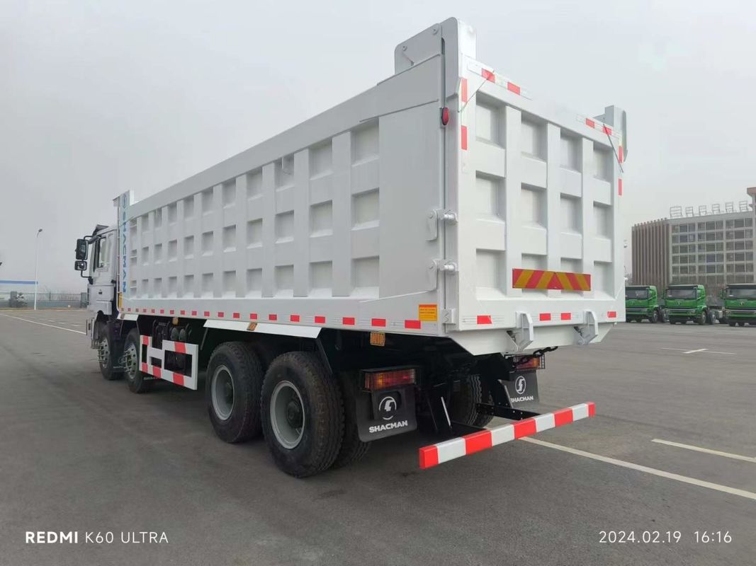 450 pk fabriek directe verkoop Shacman X3000 8 * 4 Tipper Truck Nieuwe 12 Wheeler Dump Truck