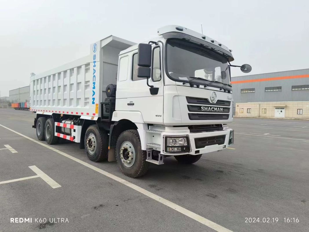 450 pk fabriek directe verkoop Shacman X3000 8 * 4 Tipper Truck Nieuwe 12 Wheeler Dump Truck