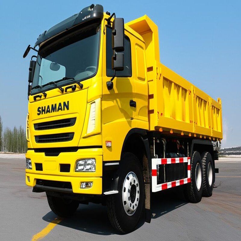 Shacman 8x4 Zware Dumper met 12.00R20 Banden, 400L Brandstoftank en 165Ah Onderhoudsvrije Accu